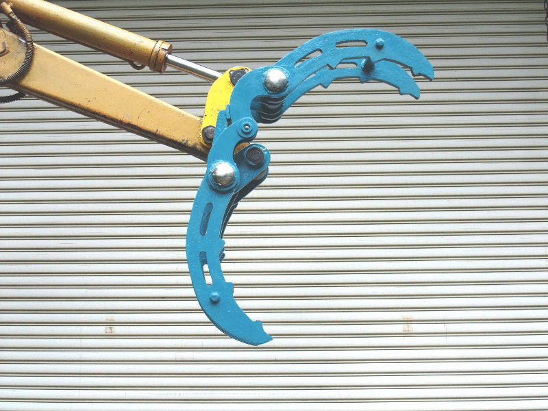 農機具 丸太挟み アタッチメント】